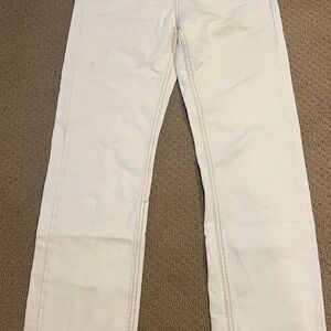 BDG Women's Straight Leg Jeans - White